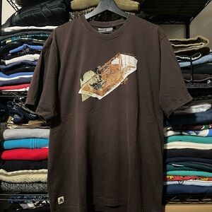 Men's Brown Graphic Tee